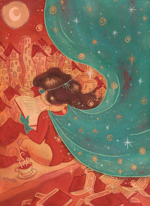 Ilustración: Stacy Fahey Fuente: http://bibliolectors.tumblr.com/tagged/Illustration/page/2